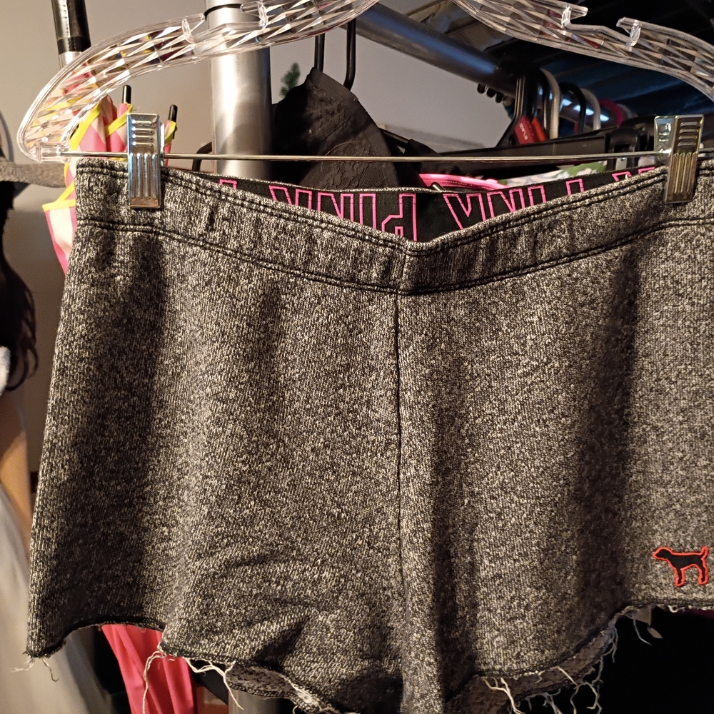 PINK Victoria's Secret Charcoal Athletic Shorts